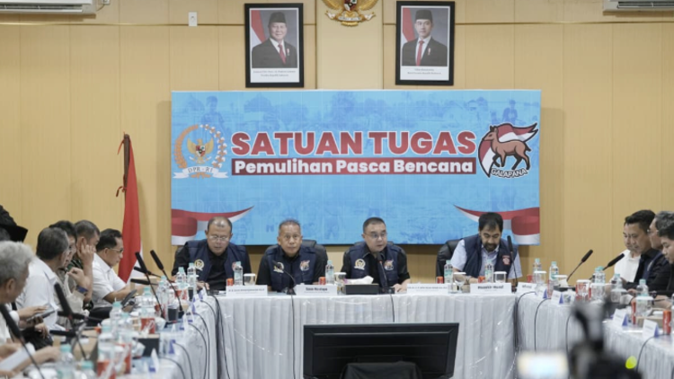 Dasco Ahmad Pimpin Rapat Satgas Pemulihan Pascabencana di Banda Aceh