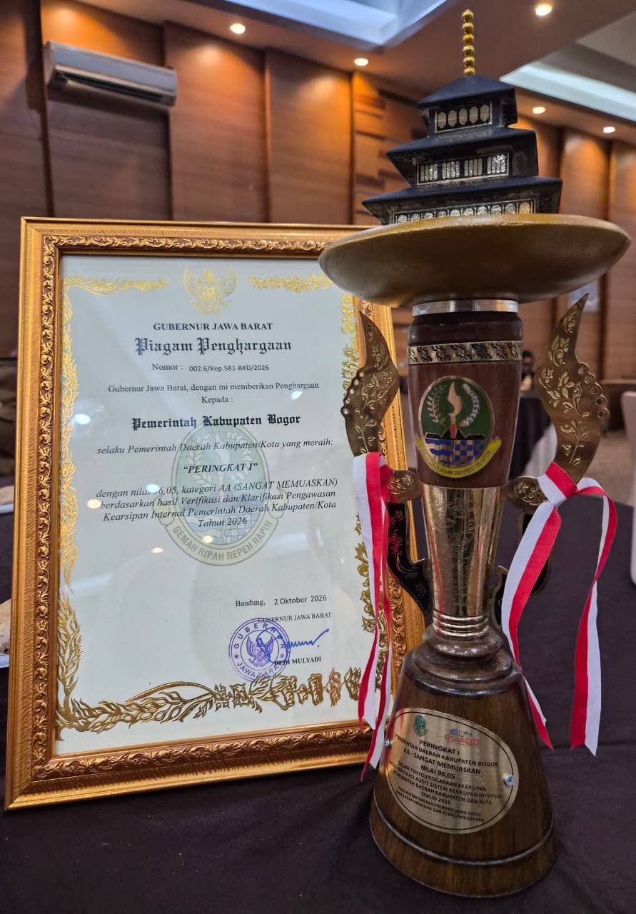 Pemkab Bogor Raih Peringkat Pertama Audit Kearsipan Jabar 2026