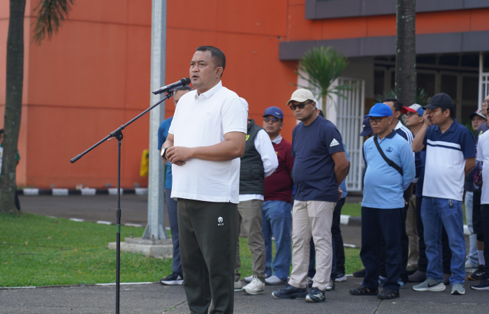 Rudy Susmanto Pimpin Korvei Massal, Pakansari Bersolek Sambut Piala AFF 2026