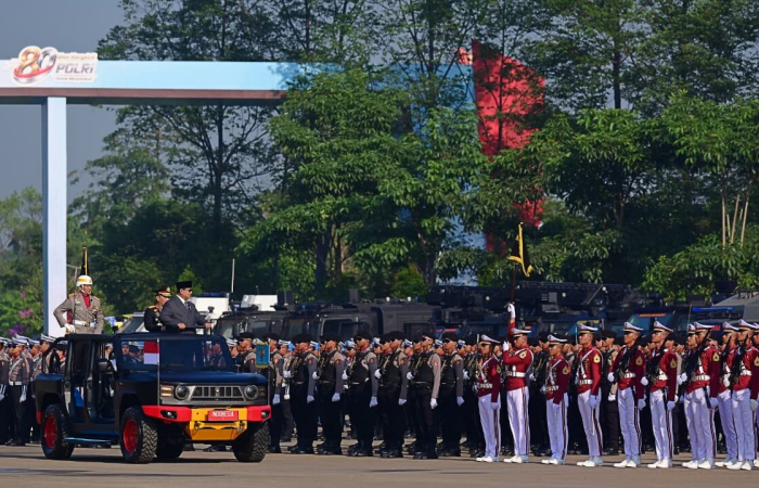 Prabowo Tegaskan  Polri untuk Masyarakat, Hari Bhayangkara ke-80 Jadi Momentum Perkuat Pengabdian